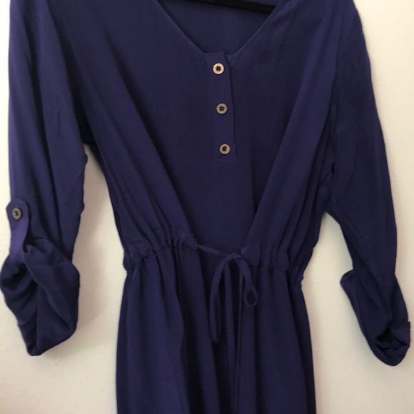 Line and Lotte royal blue silk dress - Picture 5 of 8